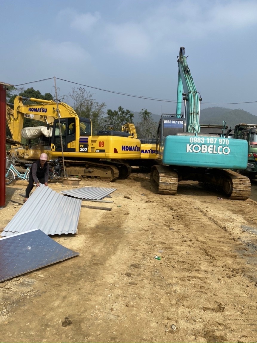 Dịch vụ cho thuê máy xúc