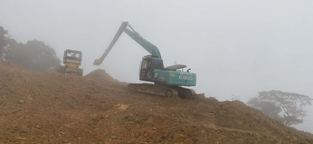 Hình ảnh thi công thực của Gia Hiển tại Công Trình 500kV mạch 3 Quảng Trạch - Phố Nối