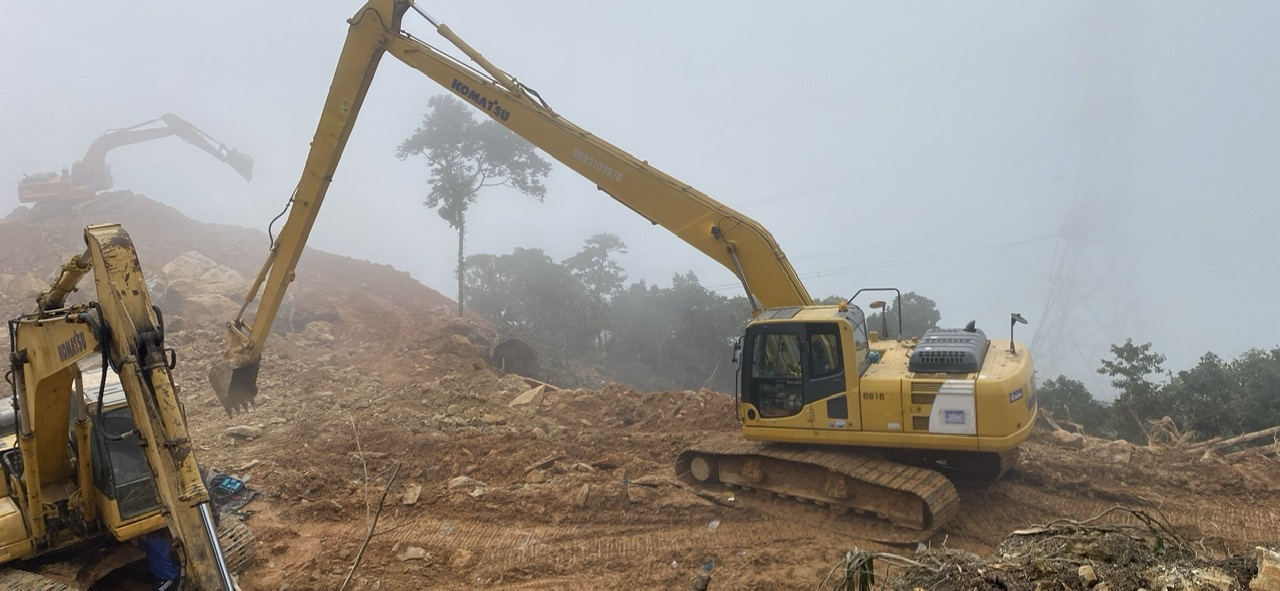 Hình ảnh thi công thực của Gia Hiển tại Công Trình 500kV mạch 3 Quảng Trạch - Phố Nối