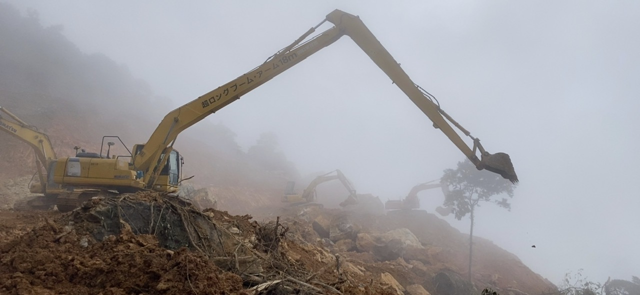 Hình ảnh thi công thực của Gia Hiển tại Công Trình 500kV mạch 3 Quảng Trạch - Phố Nối